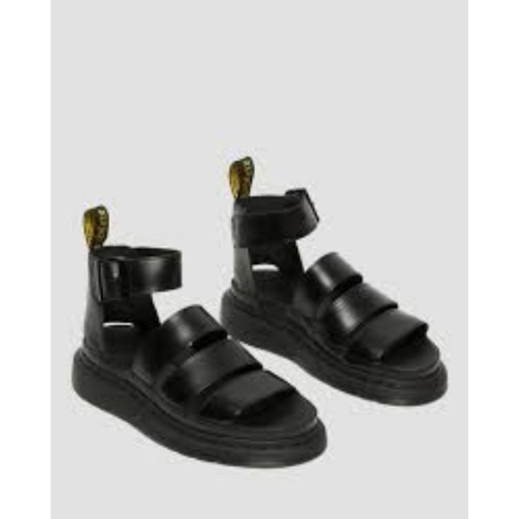 Dr. Martens Shoes - Dr. Martens Leather Gladiator Sandals Women's Size: 10 | US‎ 10